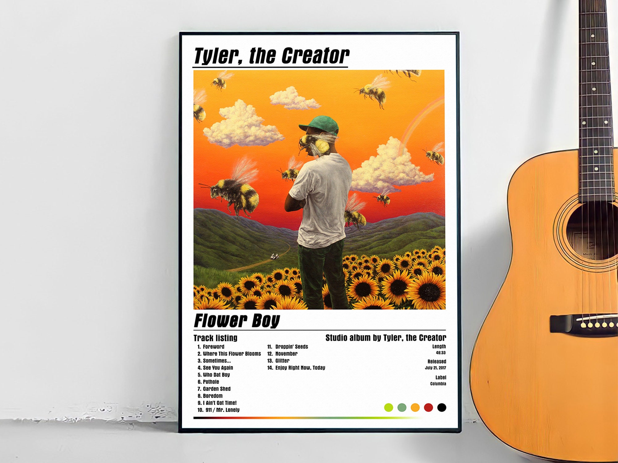 POSTER Tyler the Creator Flower Boy Album Cover PosterUNFRAMED