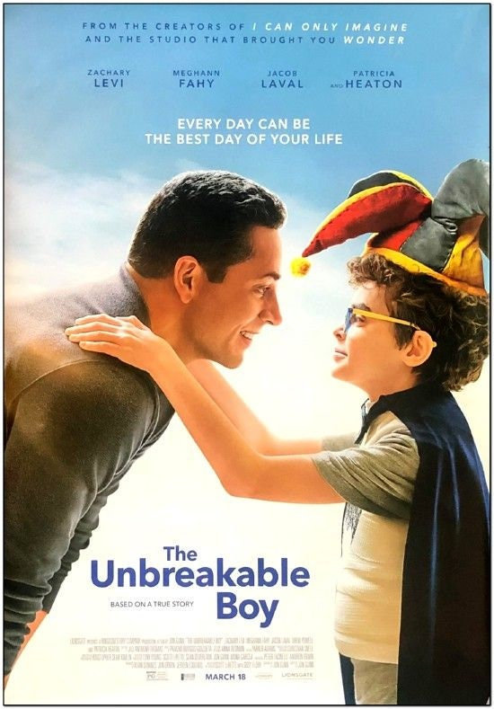 POSTER UNBREAKABLE BOY 2022 Original Final Movie Poster Zachary