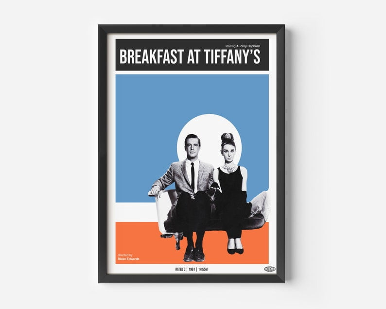 POSTER VINTAGE INSPIRED Movie Print, Retro Movie Poster, Midcentury ...