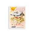 POSTER Vintage Norway Art Oslo Print Nordic Travel Poster Home Decor