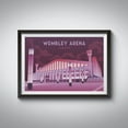 POSTER Wembley Arena Poster, Music Venue Print, London Travel Poster