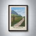 POSTER West Highland Way Poster, Scotland's Great Trails, Hiking