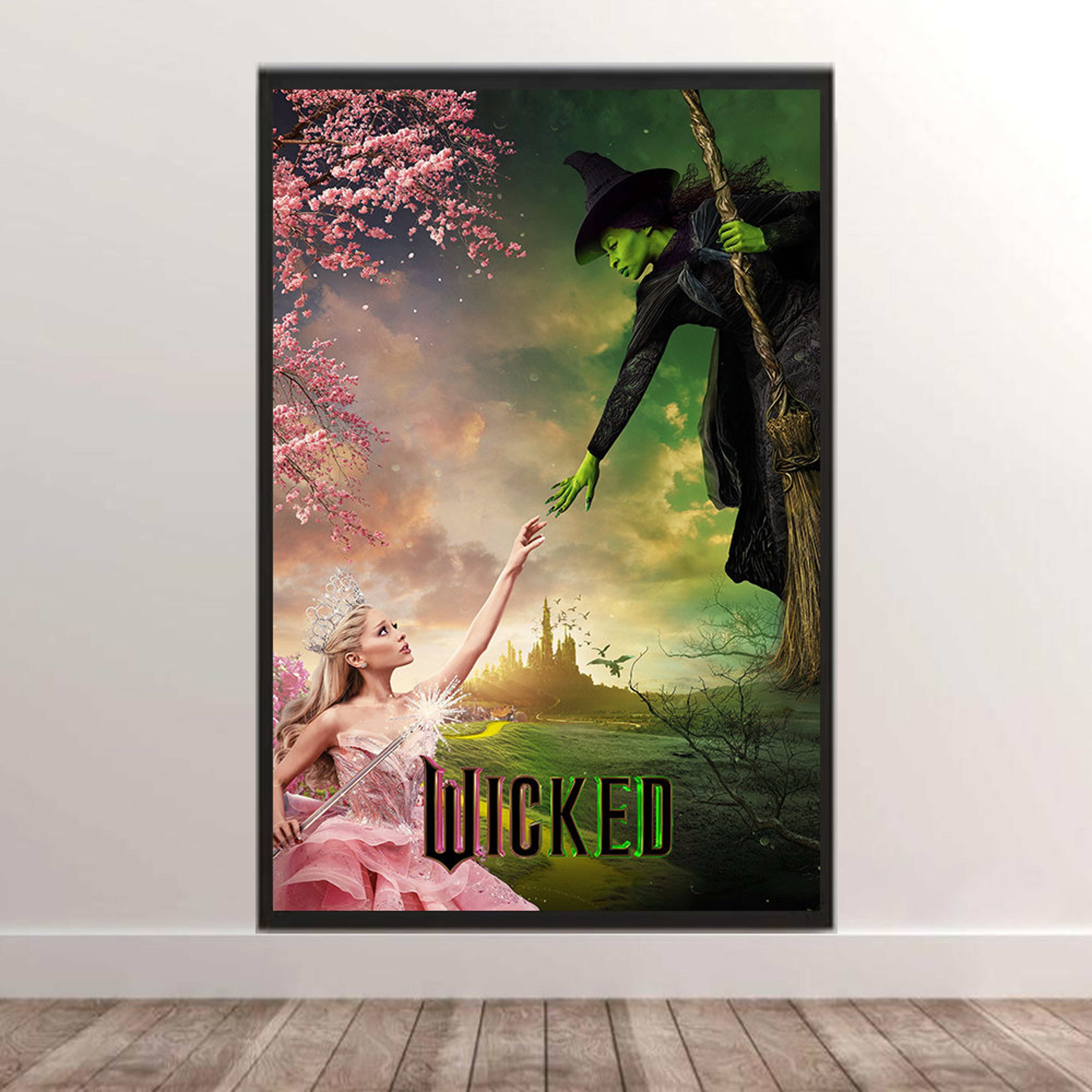 POSTER Wicked 2024 Movie Poster Classic Film Poster Wall Art Decor High