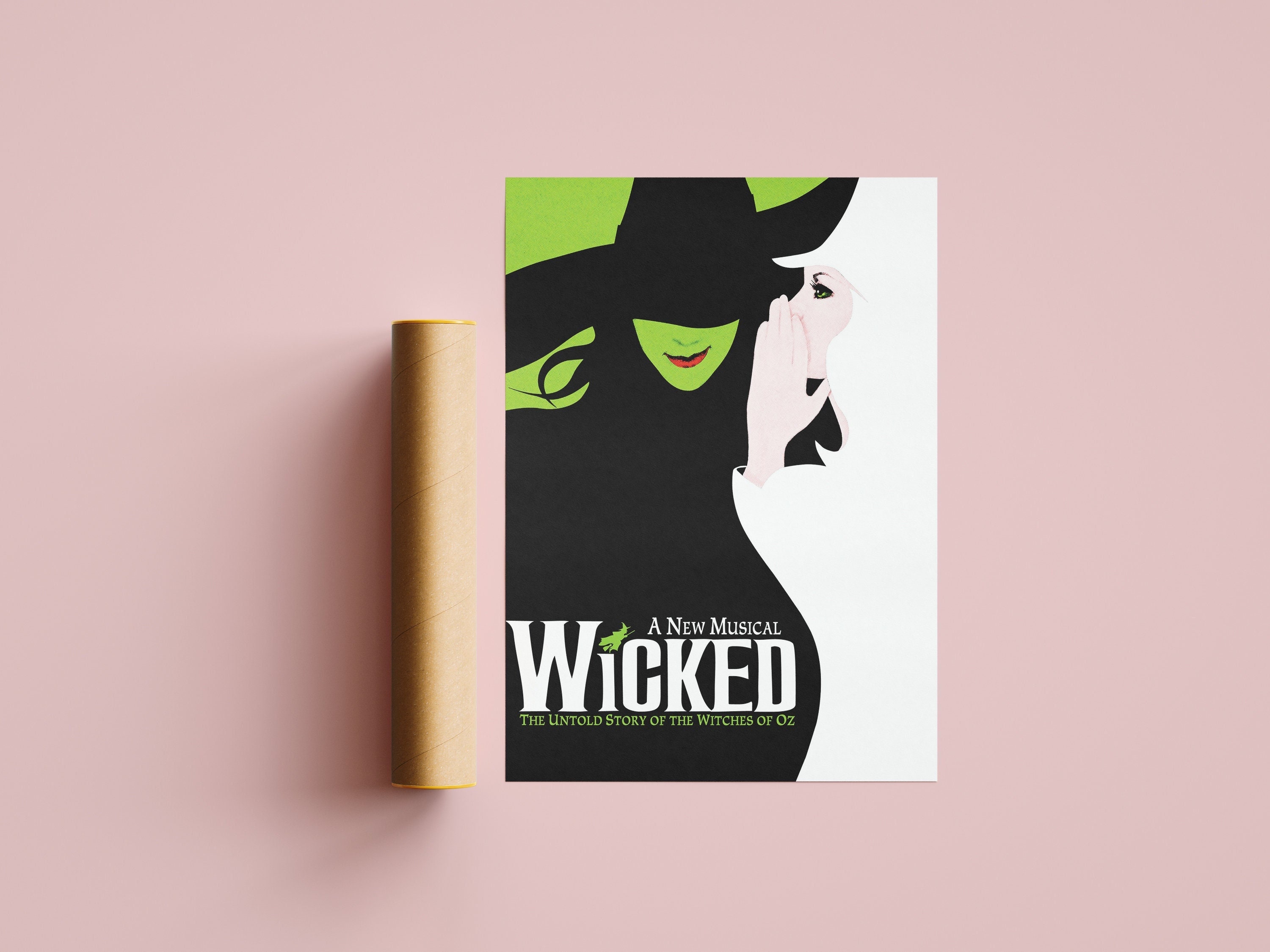 POSTER Wicked Poster, Wicked Art Print, Wicked MusicalUNFRAMED