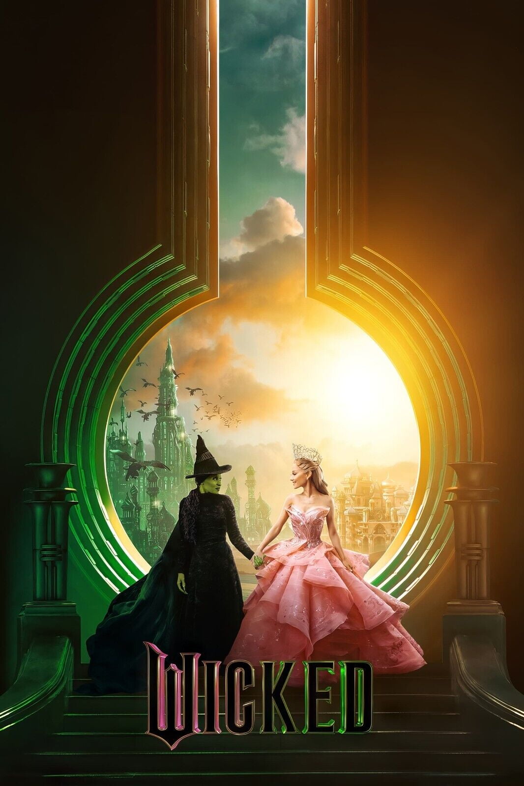POSTER Wicked movie poster (i) " inches Cynthia Arivo, Ariana Grande 24x36 UNFRAMED Walmart
