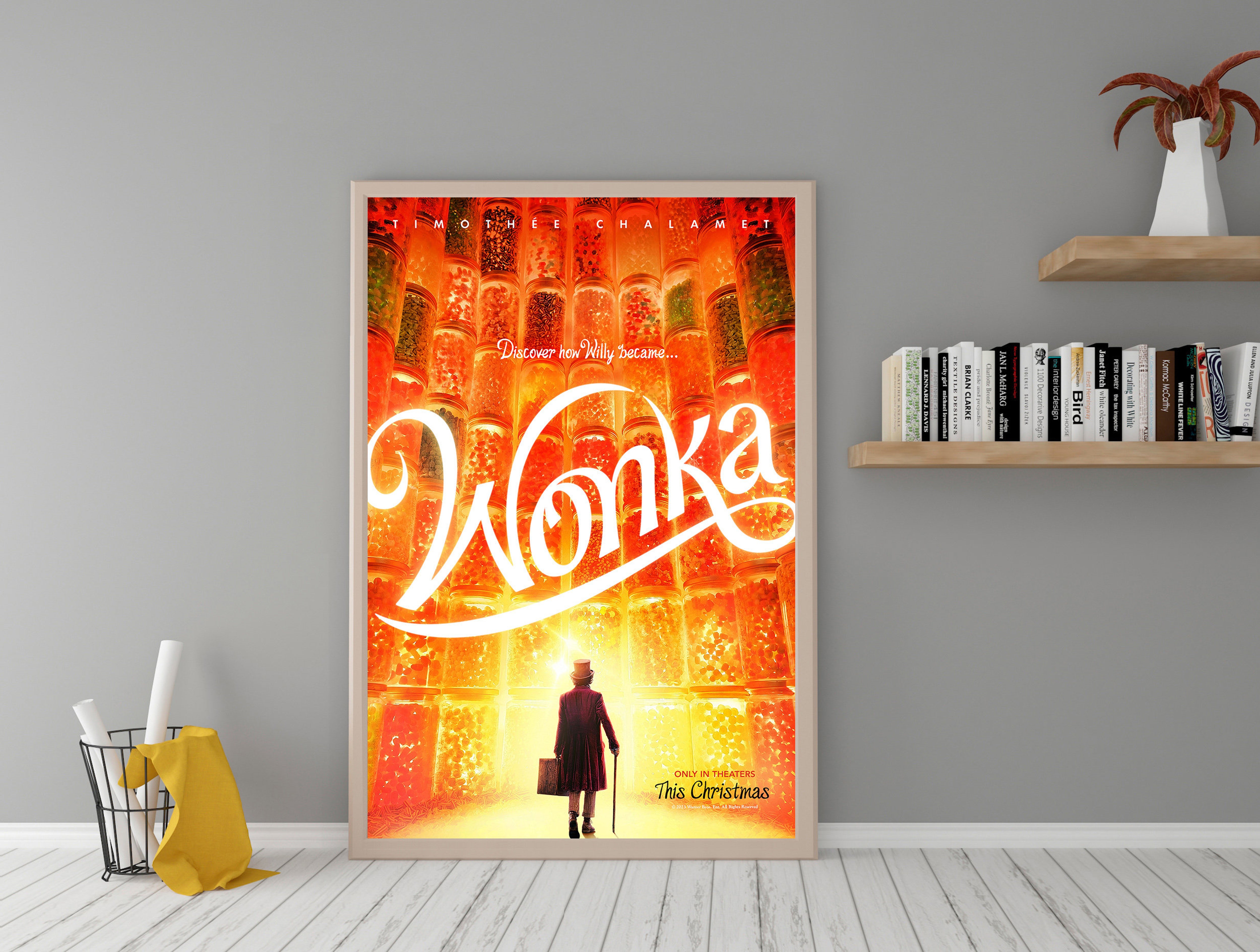 POSTER Wonka 2023 Movie Poster High Quality Wall Art Room Decor POSTER Wonka 2023 Movie Poster High Quality Wall Art Room Decor