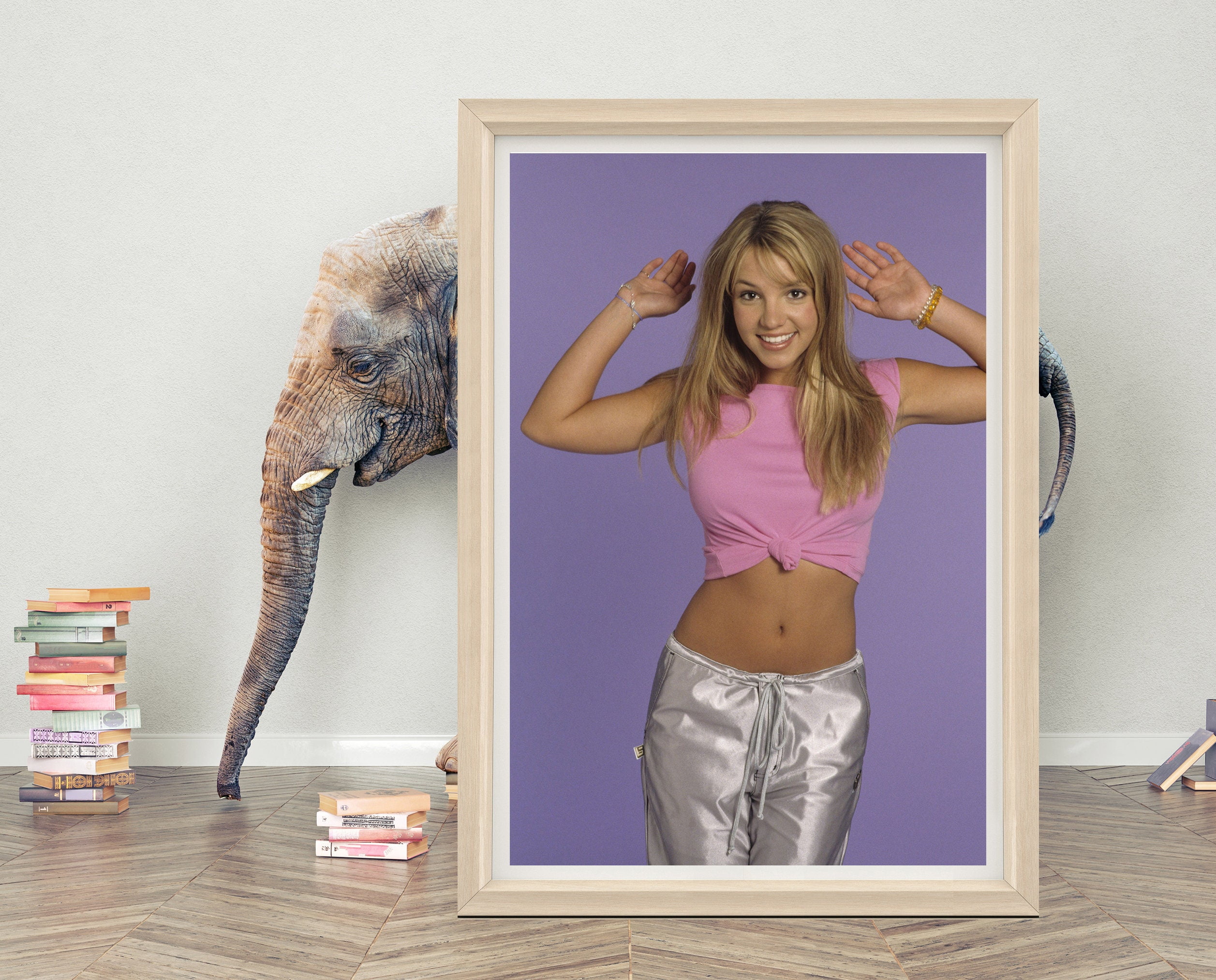 POSTER Young Britney Spears Artist Songwriter Singer 2023 Minimalist