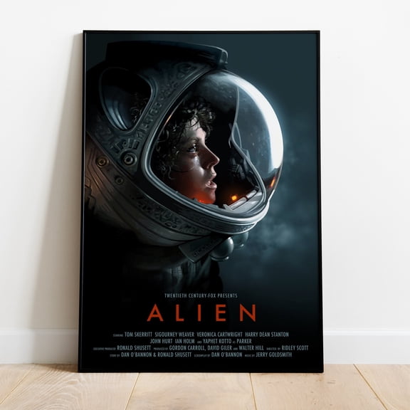 POSTIZ Alien Poster Movie Print Wall Art Gift for Film Fans #2 Poster Canvas, Unframed Paper Poster 12x18in