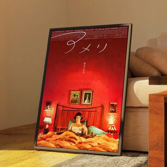 POSTIZ Amelie Movie Poster Canvas Wall Art, Limited Collection Print, Home Decor Gift Idea, Unframed Paper Poster 8x12in
