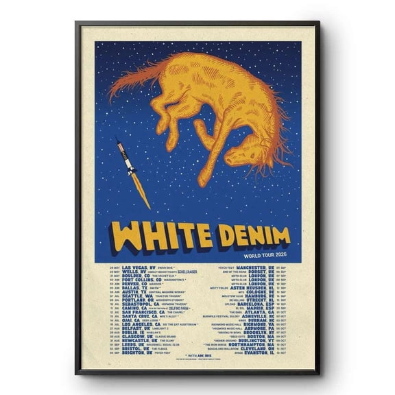POSTIZ Black Mountain NC 2026 Jam Band Concert Poster Canvas Art Decor Poster Canvas, Unframed Paper Poster 8x12in