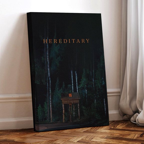POSTIZ Hereditary Movie Poster Wrapped Canvas Wall Art Canvas, Unframed Paper Poster 12x18in