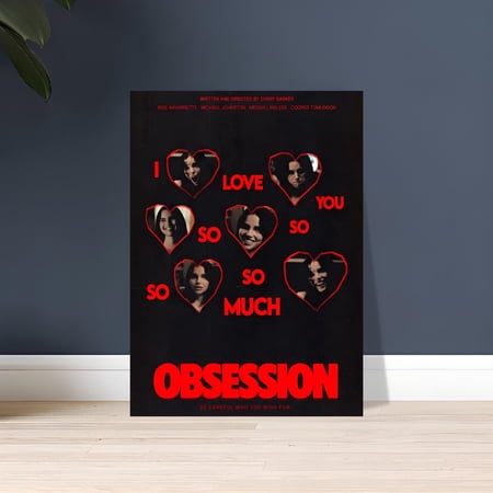 POSTIZ Obsession (2026) Alternative Movie Poster 2026 Horror Movie Print Wall Art Obsession Decor Gift For Horror Movie Lovers Home Theater Print, Unframed Paper Poster 8x12in
