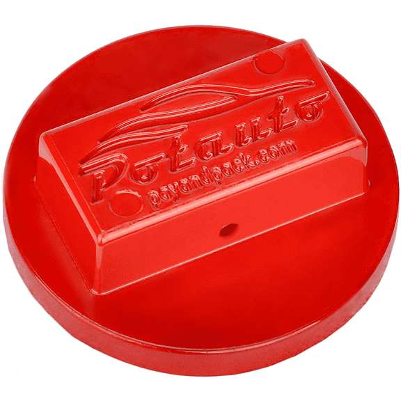 POTAUTO Universal Aluminum Jack Pad Jacking Puck Adapter Support Compatible with BMW, Mini (Qty 1, Red)