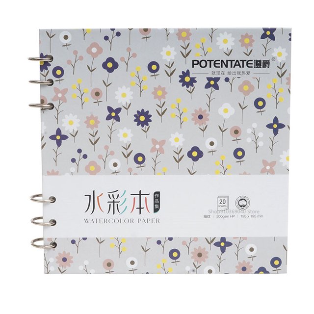 POTENTATE 300g Cotton Watercolor Sketchbook Portable Folding Hand