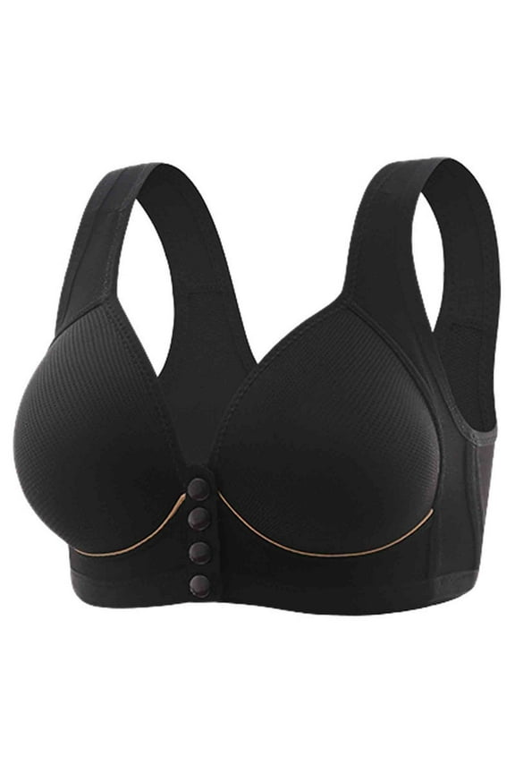 Bra for Women Front Closure Wirefree Push Up Bras for Women Full Figure Comfortable Underwear