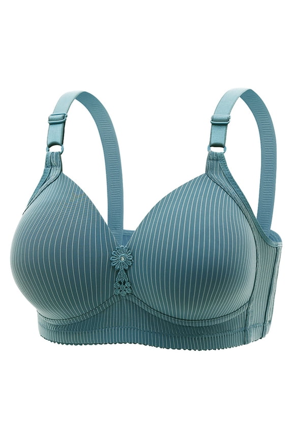 Full Figure Plus Size Womens Bras Wirefree Push Up Bras for Women Breathable Comfortable Underwear