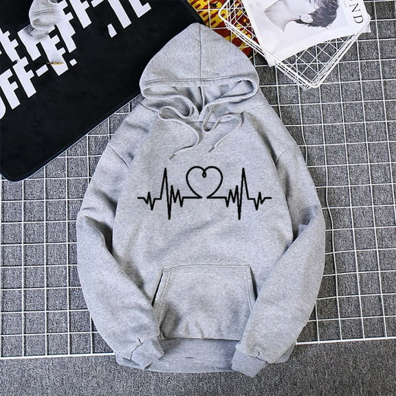 POTETI Hoodies for Women Casual Long Sleeve Sweatshirts Pullover Tops