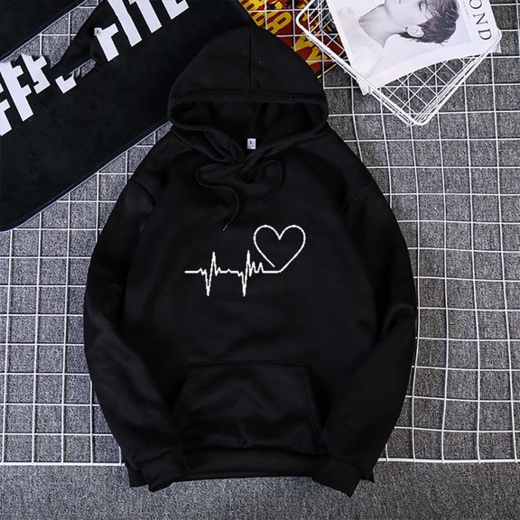 POTETI Hoodies for Women Casual Long Sleeve Sweatshirts Pullover Tops