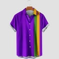 thumbnail image 1 of POTETI Mens Summer Shirts Beach Clearance Hawaiian Plus Size Short Sleeve Button up Shirts Tops, 1 of 1
