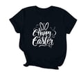 thumbnail image 1 of POTETI Plus Size Easter T-Shirts for Women Bunny Graphic T Shirts for Women Summer Short Sleeve Crew Neck Tops, 1 of 3