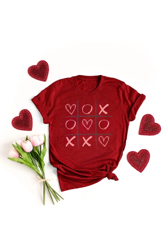 Valentines Day Womens Women Tee Shirts Long Sleeve,Girls Valentines Day Gifts for Wife Short Sleeve Tees Heart Print Crew Neck Casual Tops