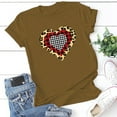 thumbnail image 1 of POTETI Valentines Womens Clothing Women Tee Shirts,Female Valentines Day Gifts for Girlfriend Short Sleeve Tshirts Heart Print Casual Crew Neck Tops, 1 of 3