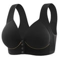 thumbnail image 1 of POTETI Wirefree Bras for Women Front Closure Push up Bras for Women Full Figure Comfortable Underwear, 1 of 2