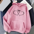 thumbnail image 1 of POTETI Women's Hoodies and Sweatshirts Casual Long Sleeve Hooded Sweatshirts Pullover Tops, 1 of 4