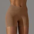 thumbnail image 1 of POTETI Womens Biker Shorts High Waisted Running Plus Size Womens Shorts Tummy Control High Stretch Yoga Solid Athletic Slim Shorts, 1 of 6