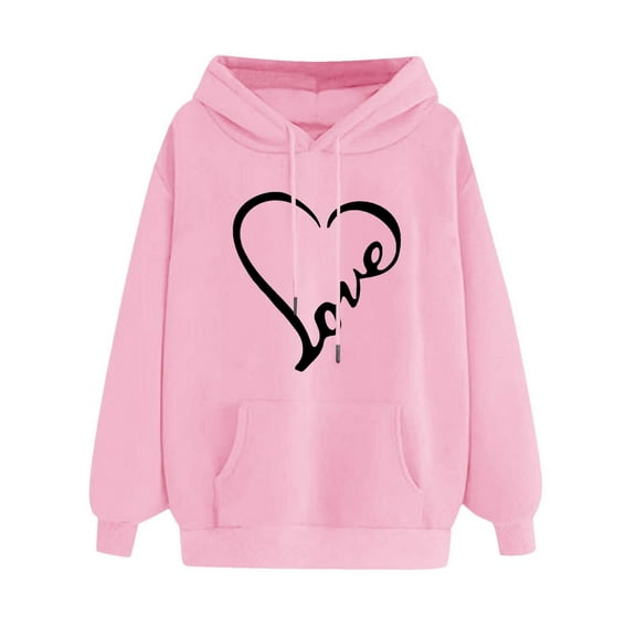 POTETI Womens Hoodie Casual Long Sleeve Pullover Tops Hooded Sweatshirts