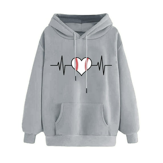 POTETI Womens Hoodies Casual Long Sleeve Pullover Tops Hooded Sweatshirts