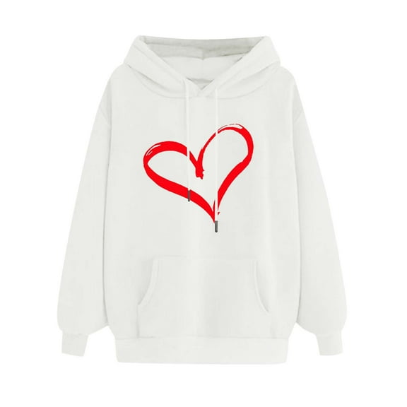 POTETI Womens Hoodies Casual Long Sleeve Pullover Tops Sweatshirts