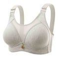 thumbnail image 1 of POTETI Womens Plus Bra Wirefree Full Coverage Push Up Bras for Women Mesh Breathable Underwear, 1 of 2