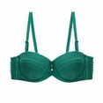 thumbnail image 1 of POTETI Womens Plus Size Bras Half Cup Lace Push Up Bras for Women Double Breasted Comfortable Underwear, 1 of 7