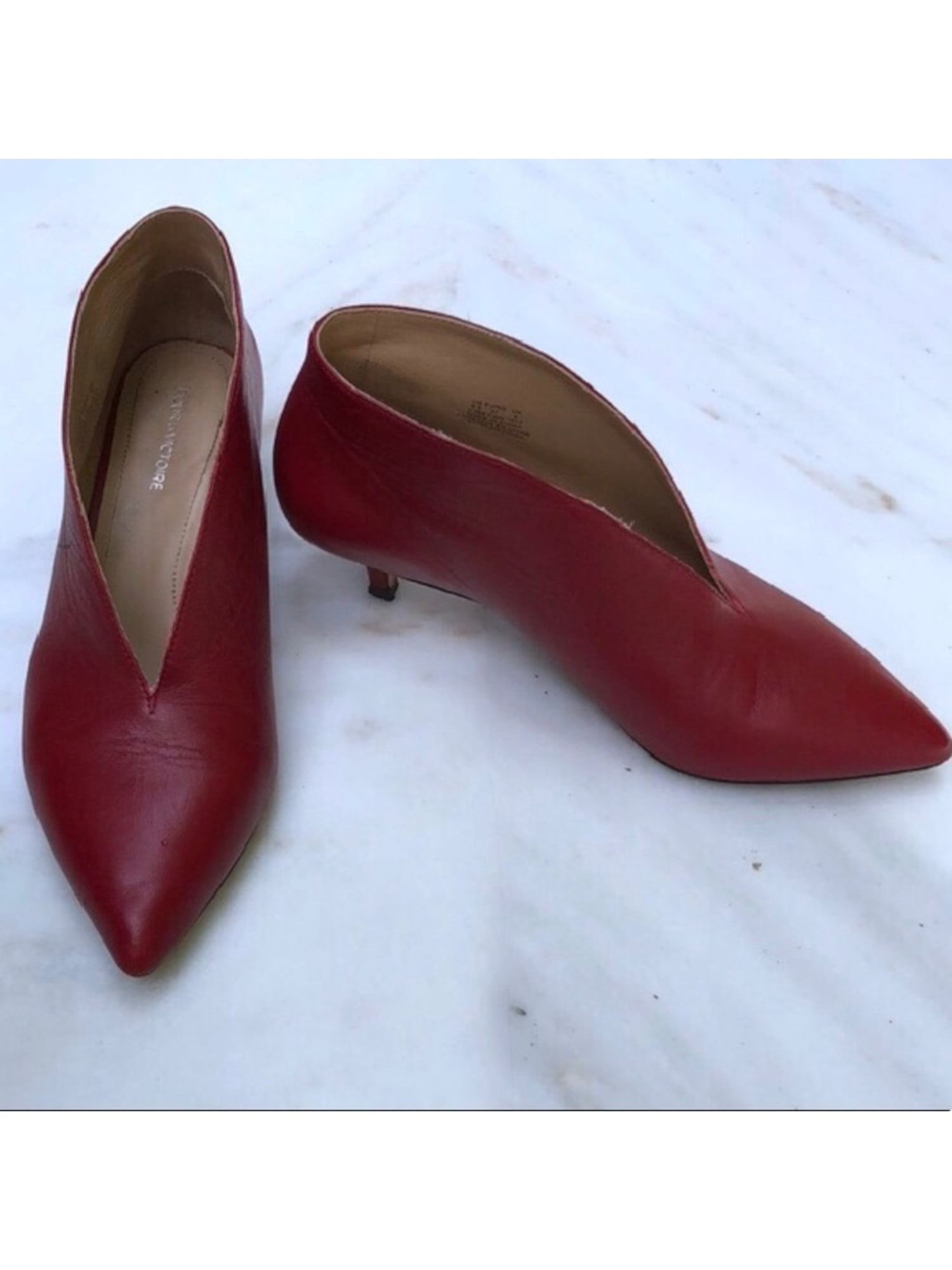 Pour La Victoire Women's Daria Mule - Pointed Toe Slide With 70mm Heel, Buff Leather Sole 6 thumbnail image