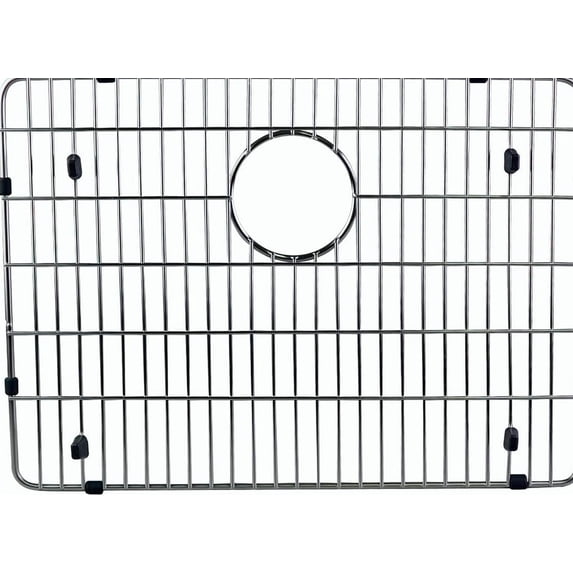 POUR PLACE Stainless Steel Sink Grid Protector for Kitchen Sinks, 19 x ...