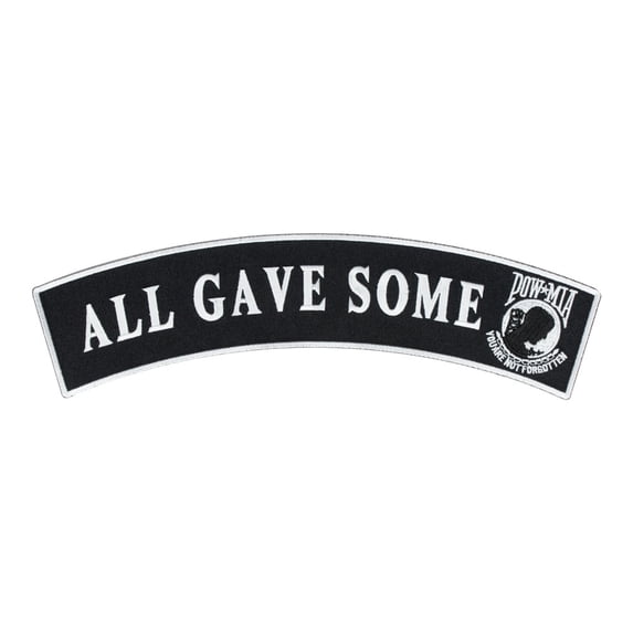 POW All Gave Some Rocker Patch, Large Size.
