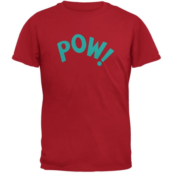 POW Inspired By Keith Moon Red Adult T-Shirt - Medium