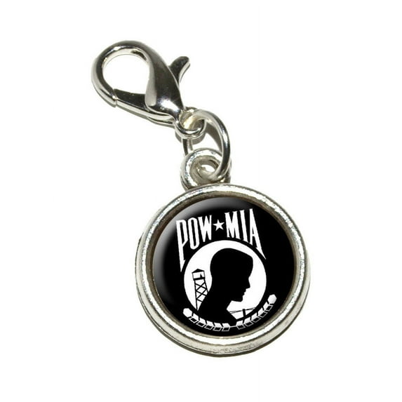 POW MIA Bracelet Charm