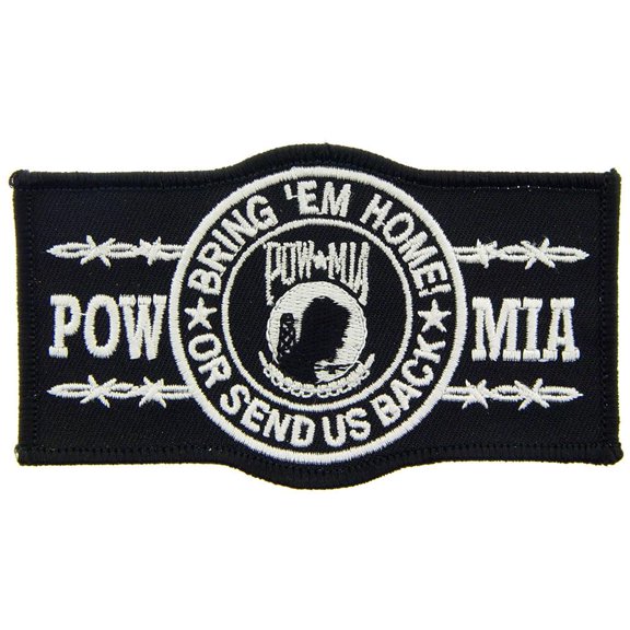 Eagle Emblems PM1212 Patch - Pow Mia, Bring EM HM - 4.25 in.