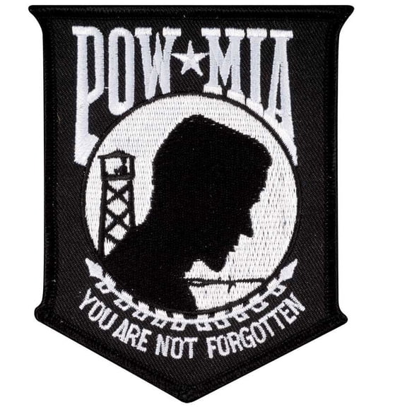 POW MIA Embroidered Patch