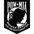 thumbnail image 1 of POW MIA Flag - Metal Wall Art, 1 of 1