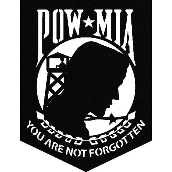 POW MIA Flag - Metal Wall Art