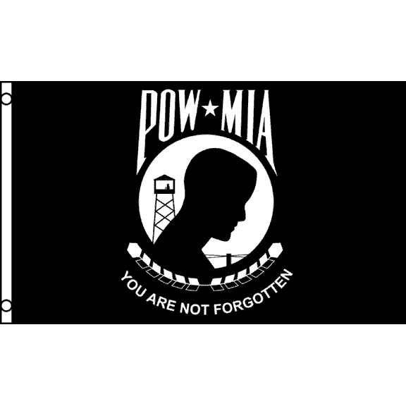 POW MIA Grommet Flag 3' x 5'