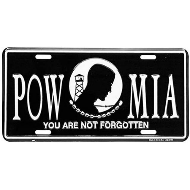 POW MIA License Plate