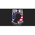 thumbnail image 1 of POW MIA POMW-MIA USA PATRIOTIC BLACK Vinyl Decal Bumper Sticker, 1 of 1