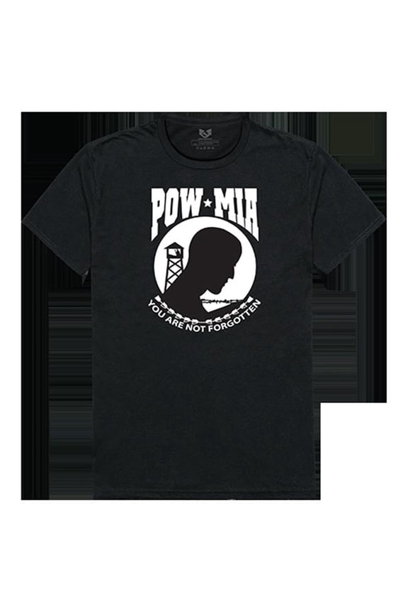POW MIA Relaxed Graphic Tee - Black - Small