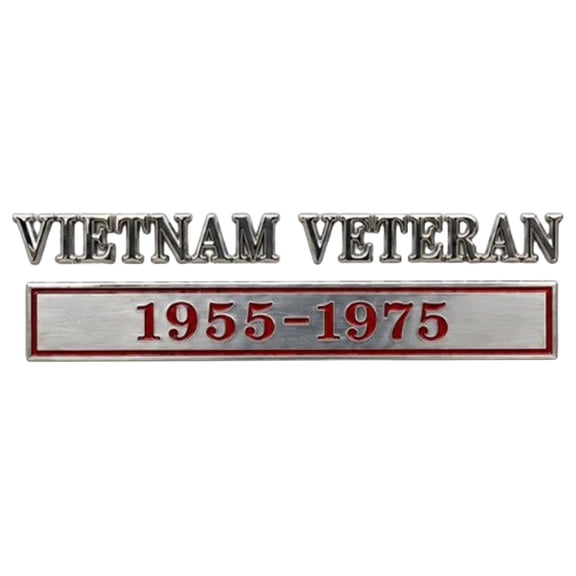 POW MIA Remembered Vietnam Veteran Metal Car Decal, 19551975 War Commemorative Badge for Vehicles