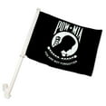 thumbnail image 1 of POW-MIA (Standard) Double-Sided Car Flag, 1 of 1