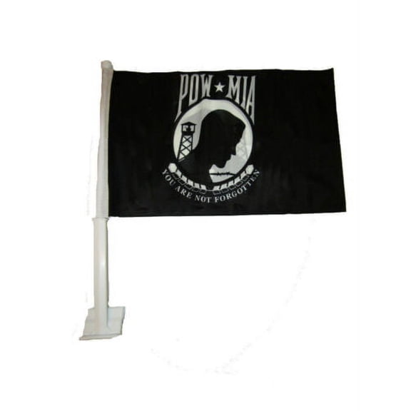 POW MIA You Are Not Forgotten 12" x 18" 12x18 Car Flag Double Sided 2 Sided